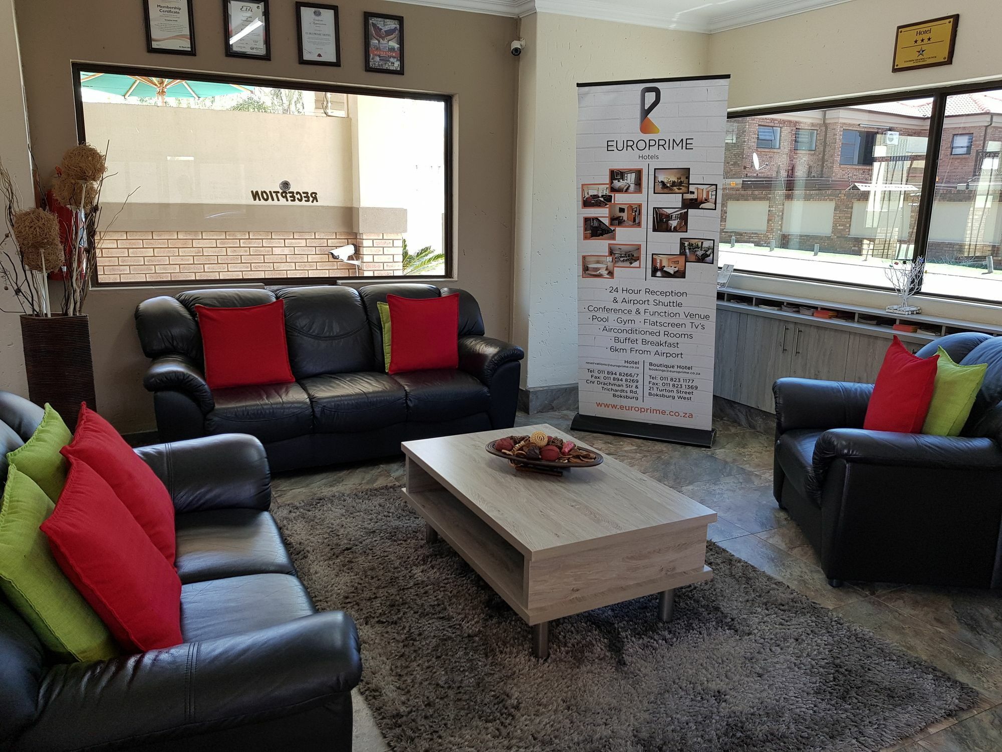 Europrime Hotel Boksburg Dış mekan fotoğraf